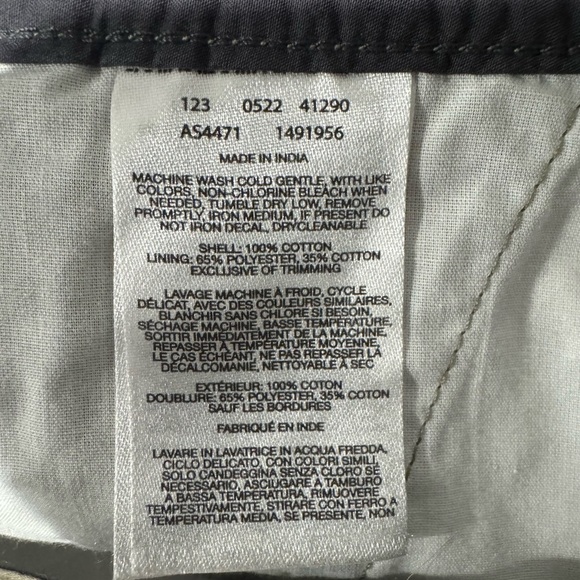 Columbia Washed Out Mens Cotton Shorts Size 48x10 Olive Green Flat Front Casual - Picture 7 of 9